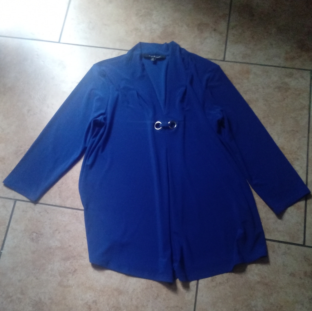 Elegant Blue Women's Jacket